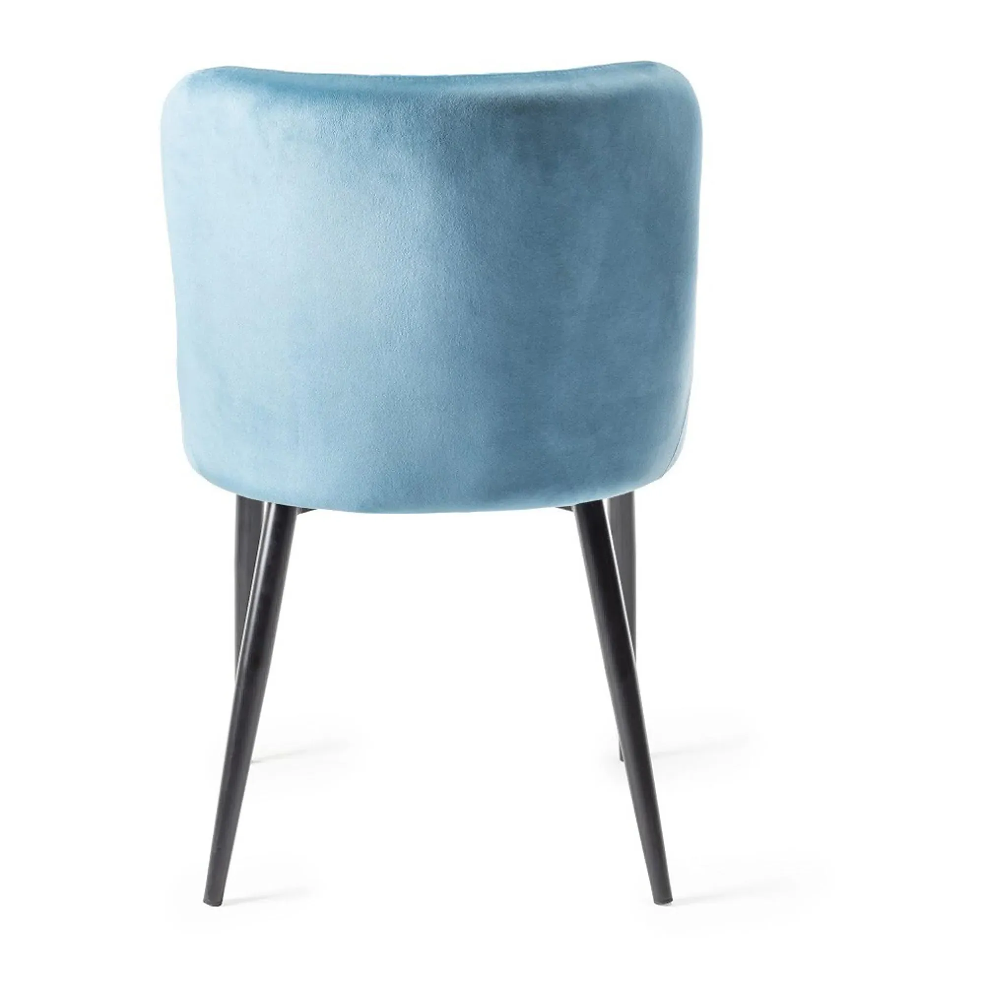 Cezanne Dining Chair - Petrol Blue, Velvet