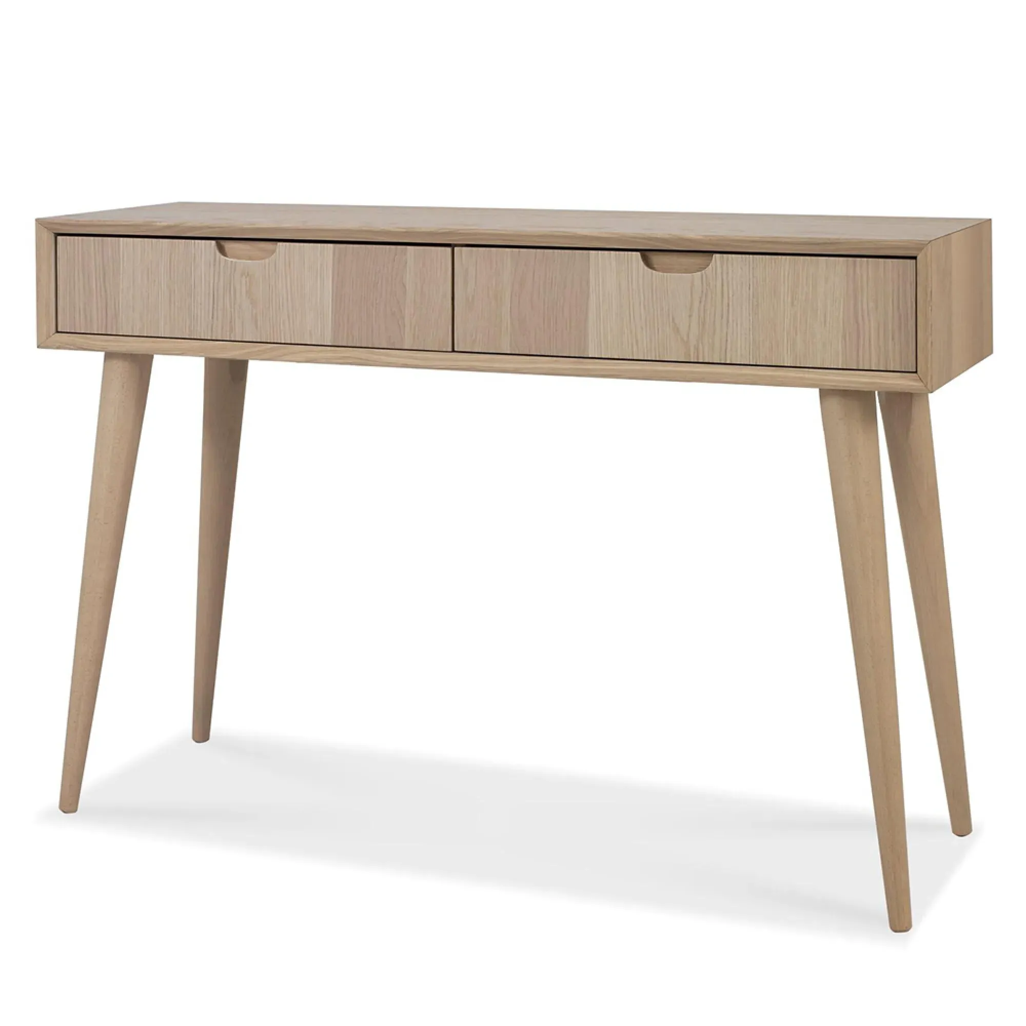 Dansk 2 Drawer Console Table - Scandi Oak