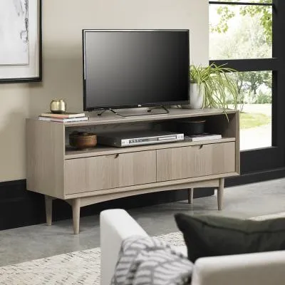Dansk 2 Drawer TV Unit - Scandi Oak