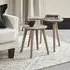 Dansk 2 Nest of Lamp Tables - Scandi Oak