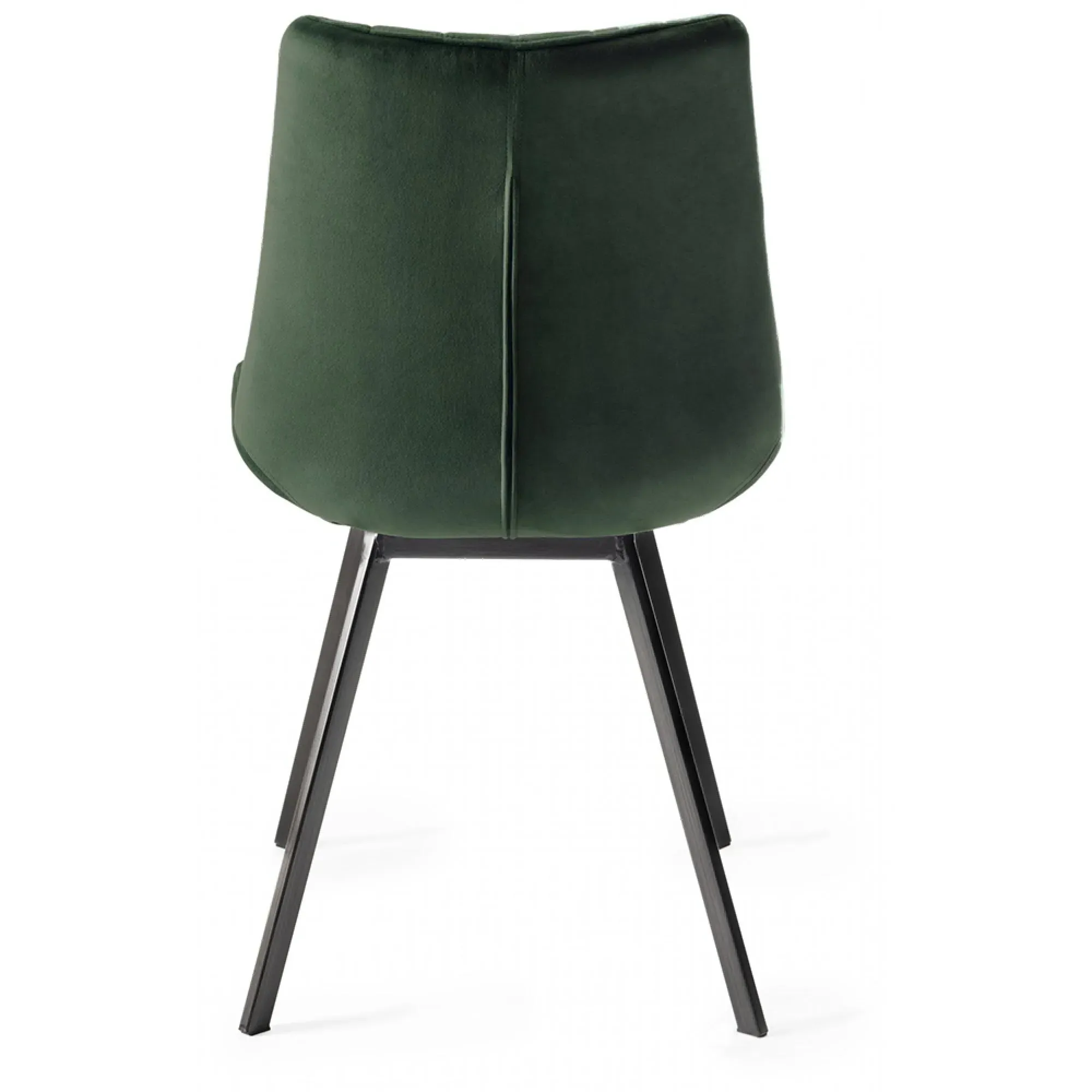 Fontana Dining Chair - Green, Velvet
