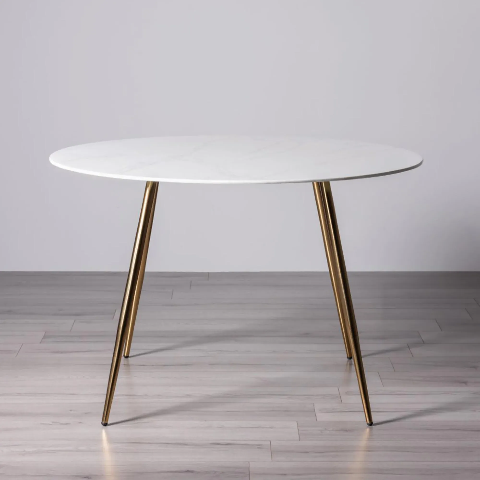 Francesca 4-Seater Dining Set with Rothko Chairs - White, Velvet