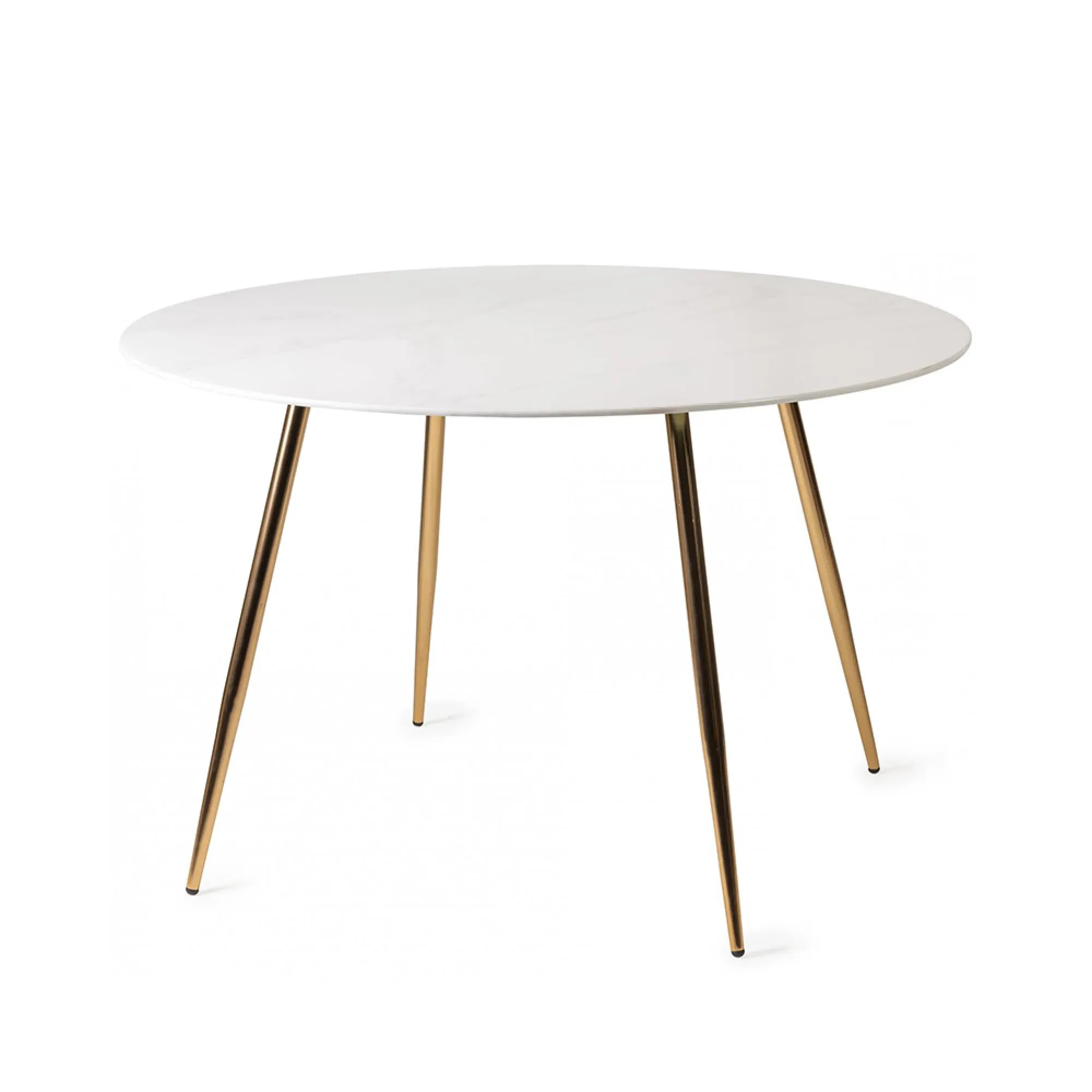 Francesca 4-Seater Dining Set with Rothko Chairs - White, Velvet