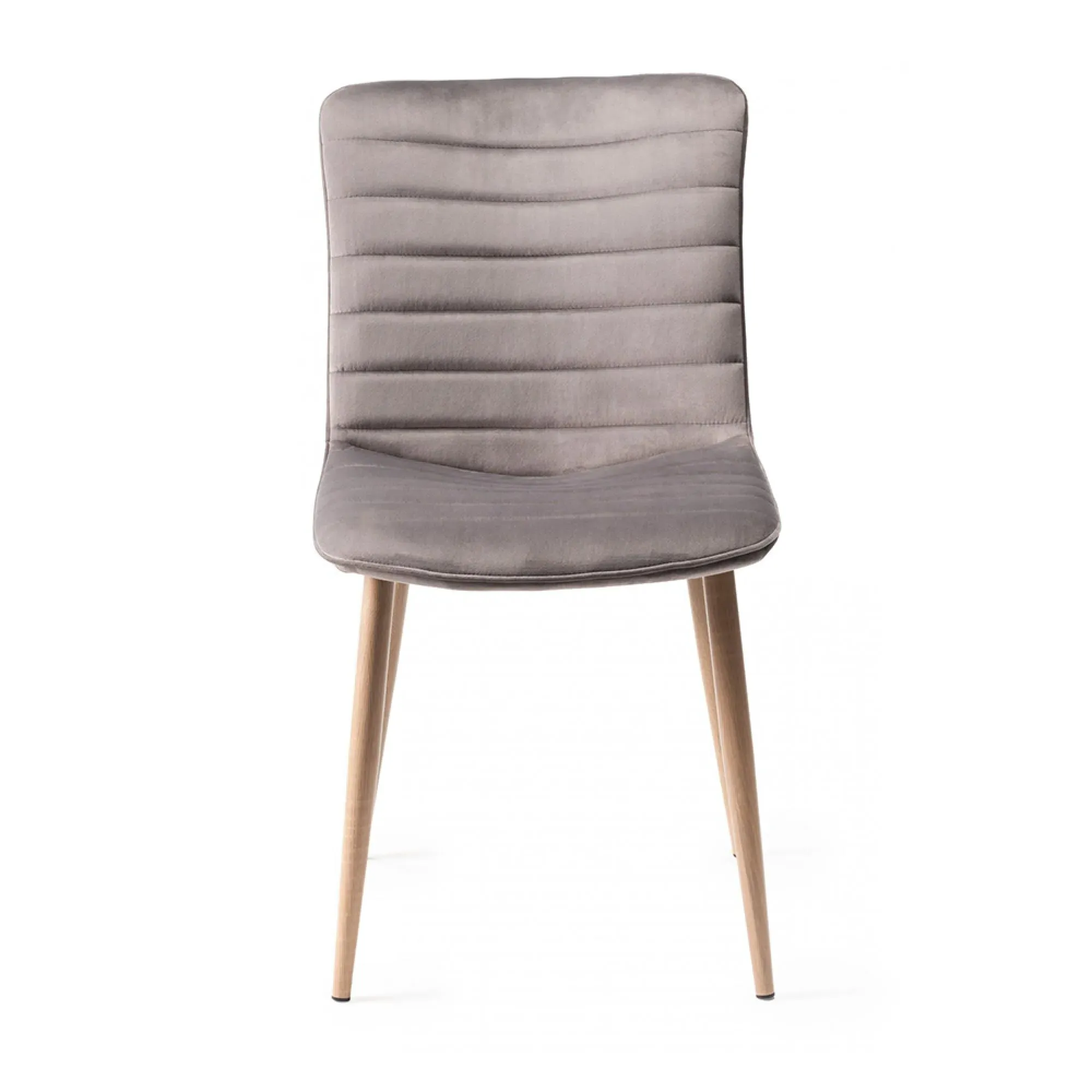 Francesca 4-Seater Dining Set with Rothko Chairs - White, Velvet