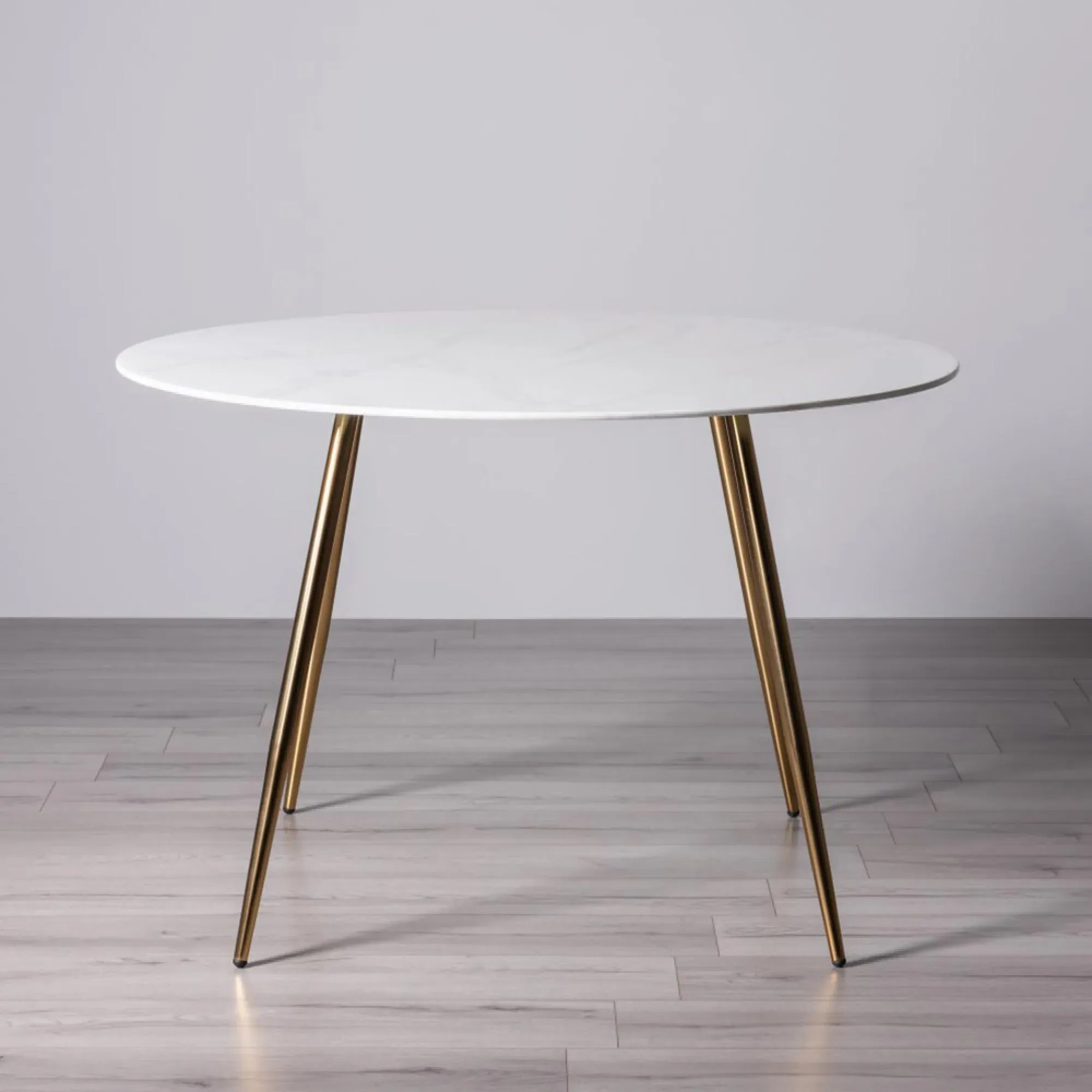 Francesca 4-Seater Dining Set with Rothko Chairs - White, Velvet