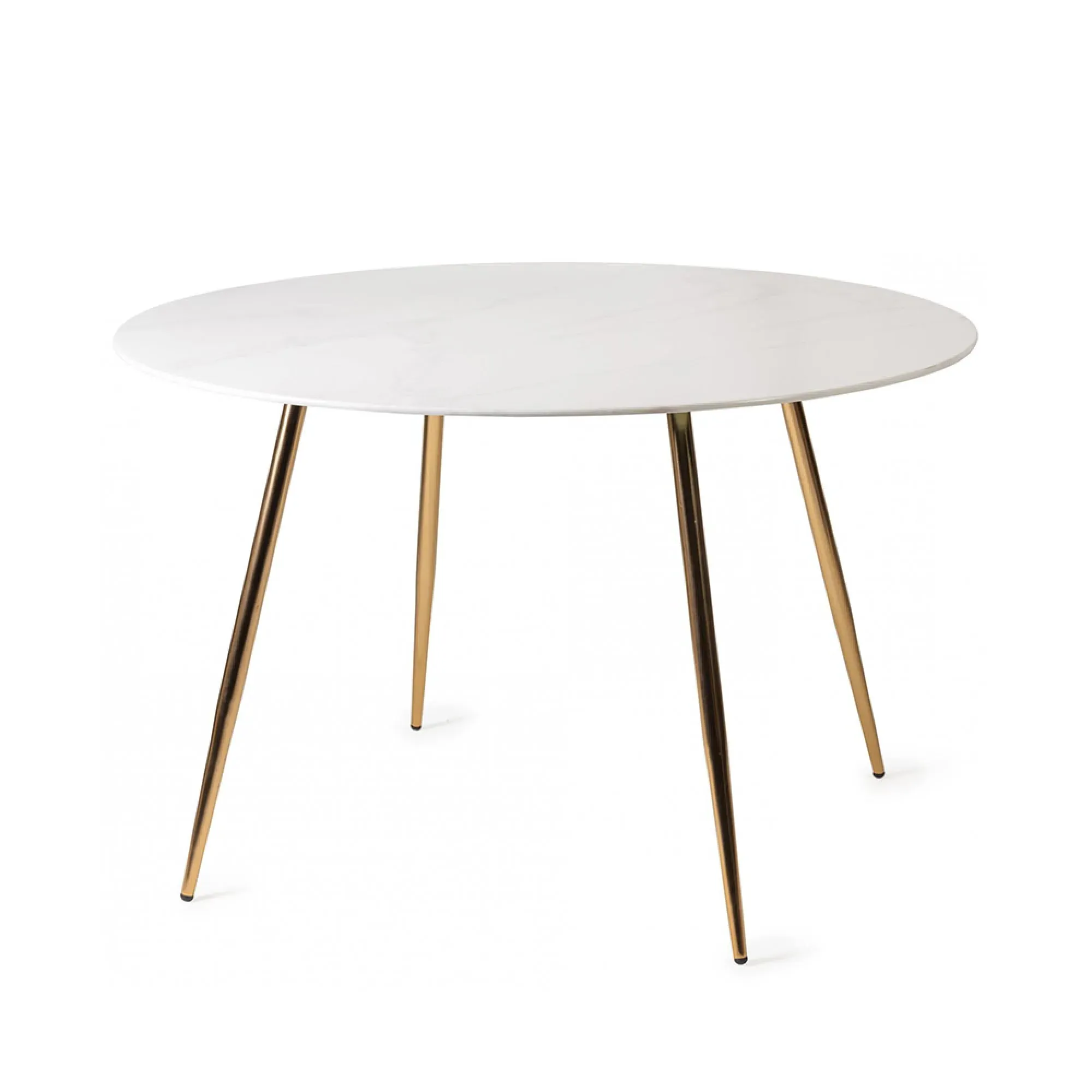 Francesca 4-Seater Dining Set with Rothko Chairs - White, Velvet