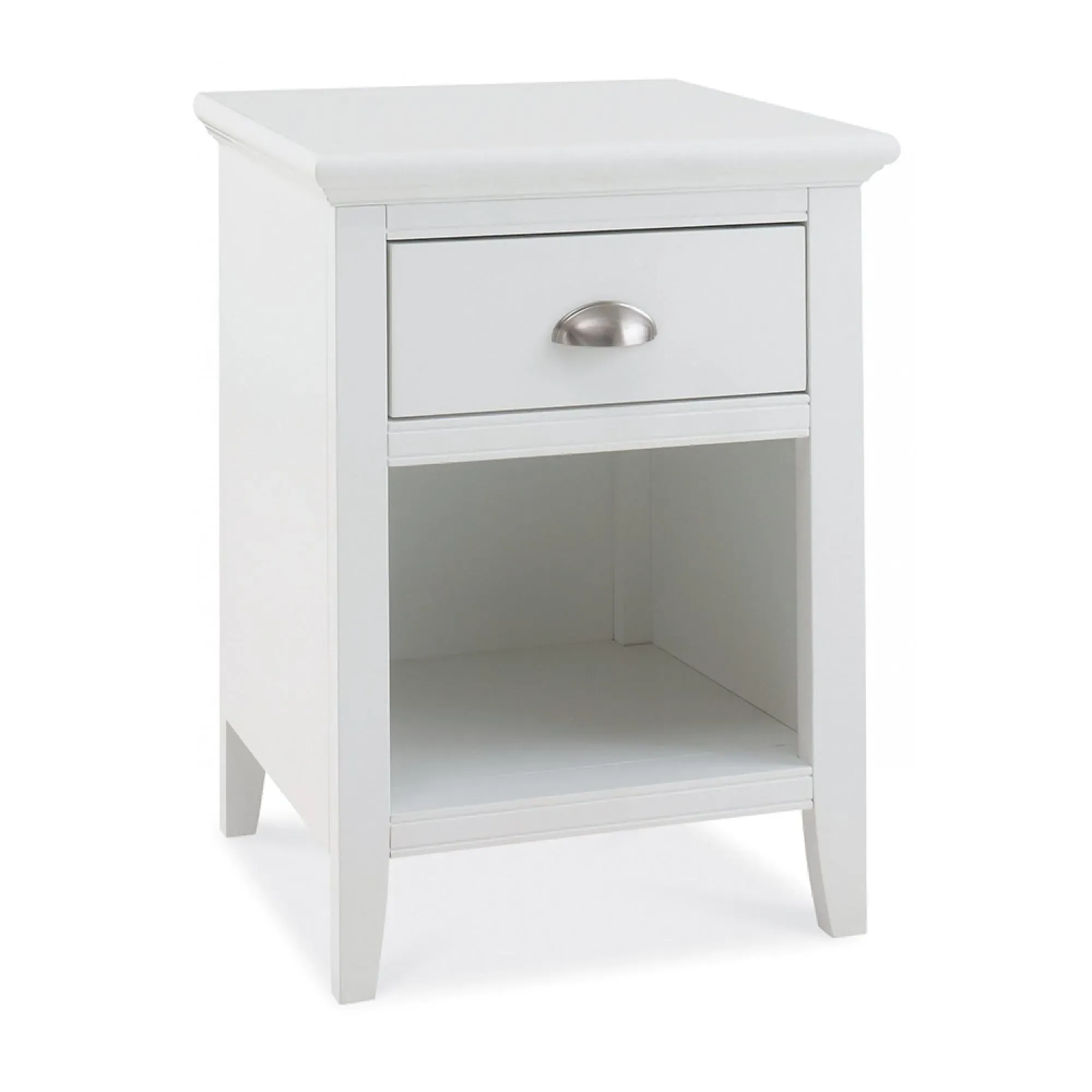 Hampstead 1 Drawer Bedside Cabinet - White
