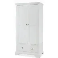Hampstead 2 Door Combi Wardrobe - White