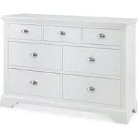 Hampstead 3+4 Drawer Chest - White