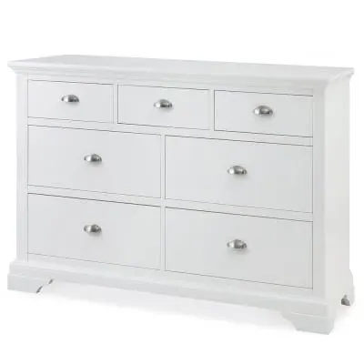 Hampstead 3+4 Drawer Chest - White image