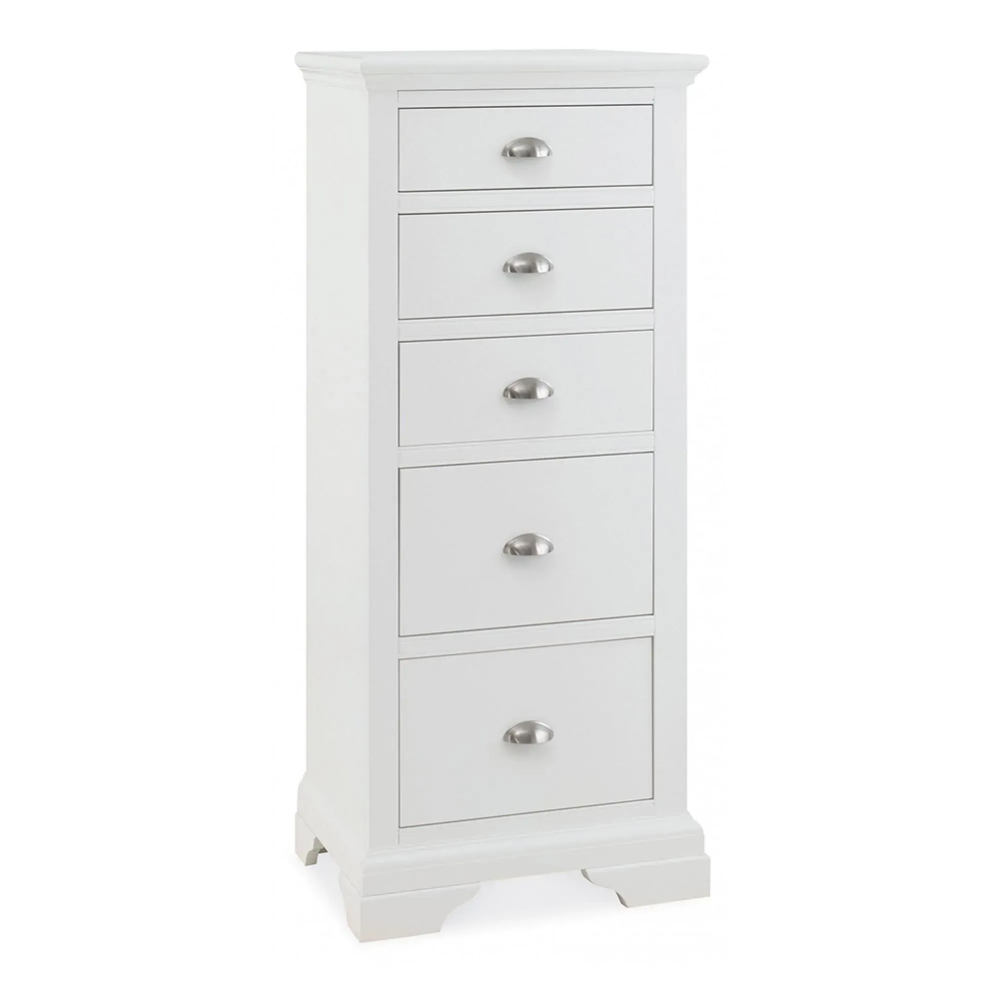 Hampstead 5 Drawer Tall Chest - White