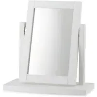 Hampstead Vanity Mirror - White, Beech