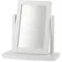 Hampstead Vanity Mirror - White, Beech