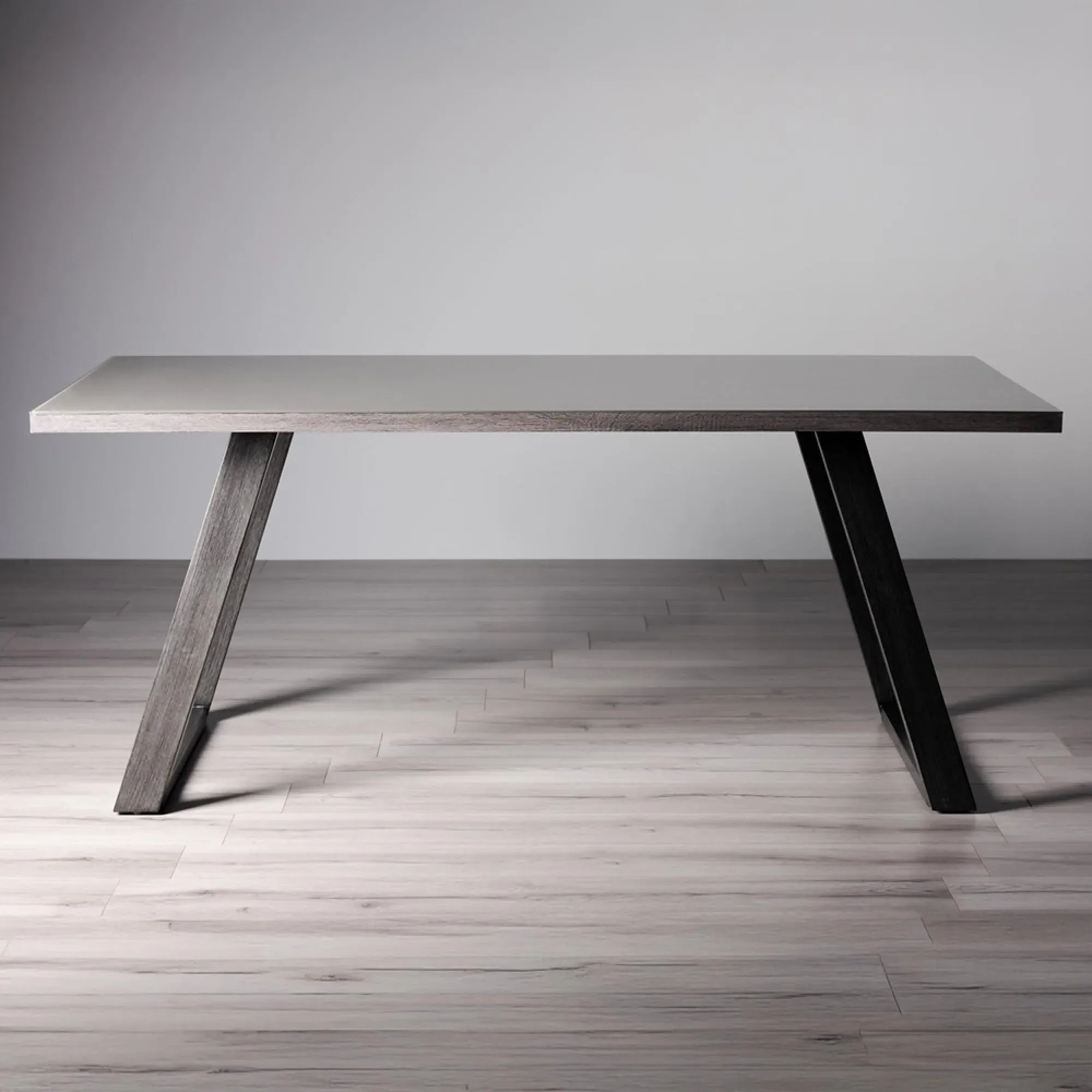 Hirst 6-Seater Dining Set with Fontana Chairs - Blue, Velvet