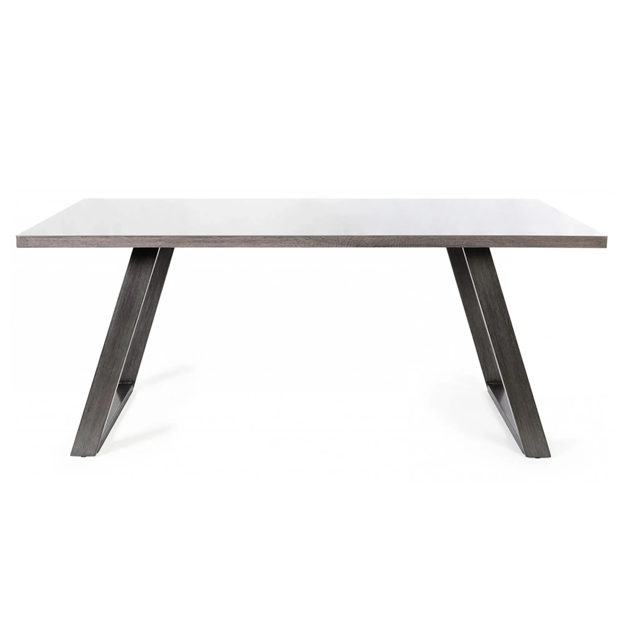 Hirst 6-Seater Dining Set with Fontana Chairs - Blue, Velvet