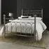Krystal Double Bedstead - Shiny Nickel