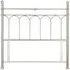 Krystal Double Headboard - Shiny Nickel