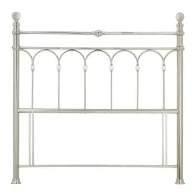 Krystal Double Headboard - Shiny Nickel image
