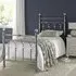Krystal Single Bed Frame - Antique Nickel
