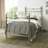 Krystal Single Bed Frame - Champagne Brass