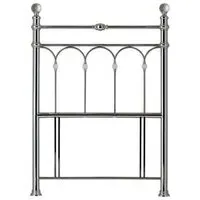 Krystal Single Headboard - Antique Nickel