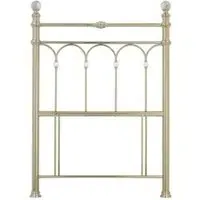 Krystal Single Headboard - Champagne Brass
