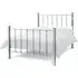 Madison Double Bedstead - Shiny Nickel