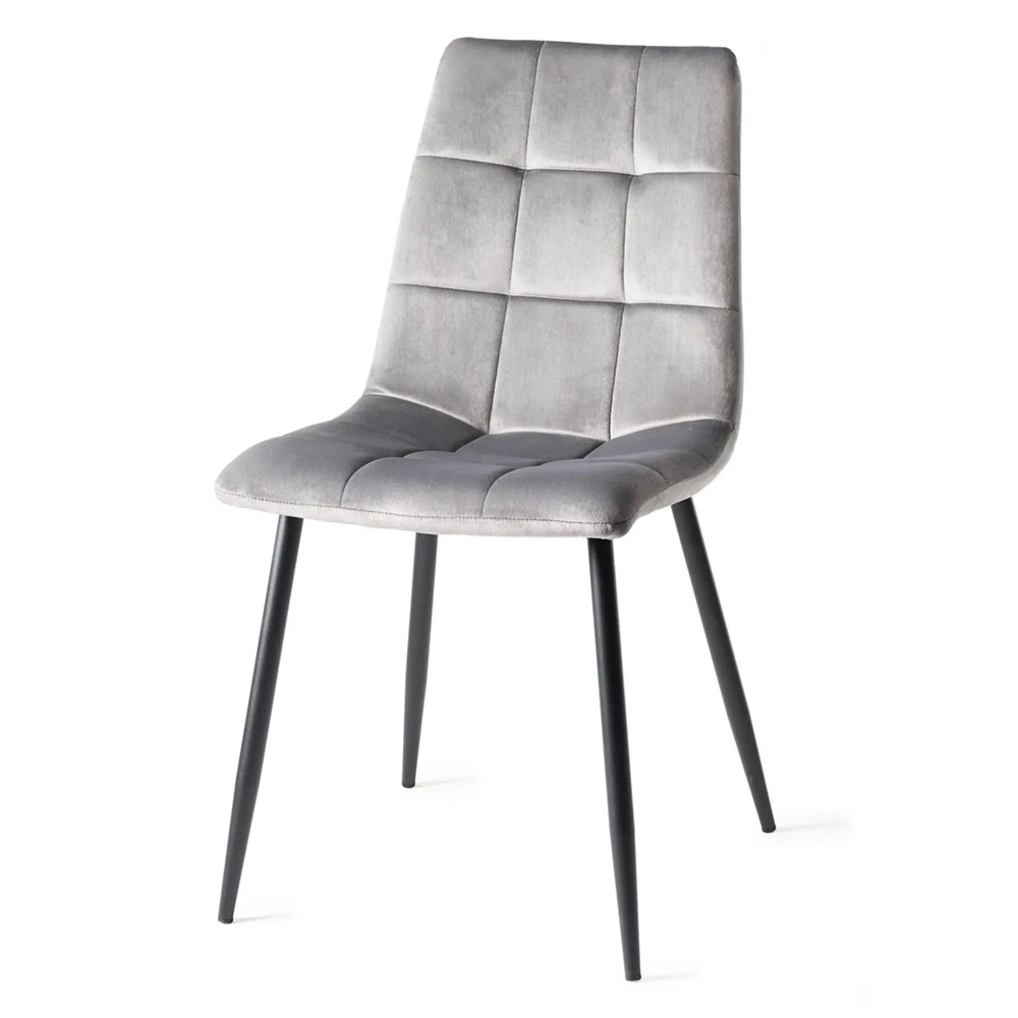 Martini 6-Seater Dining Set with 4 Mondrian Chairs - Clear Glass