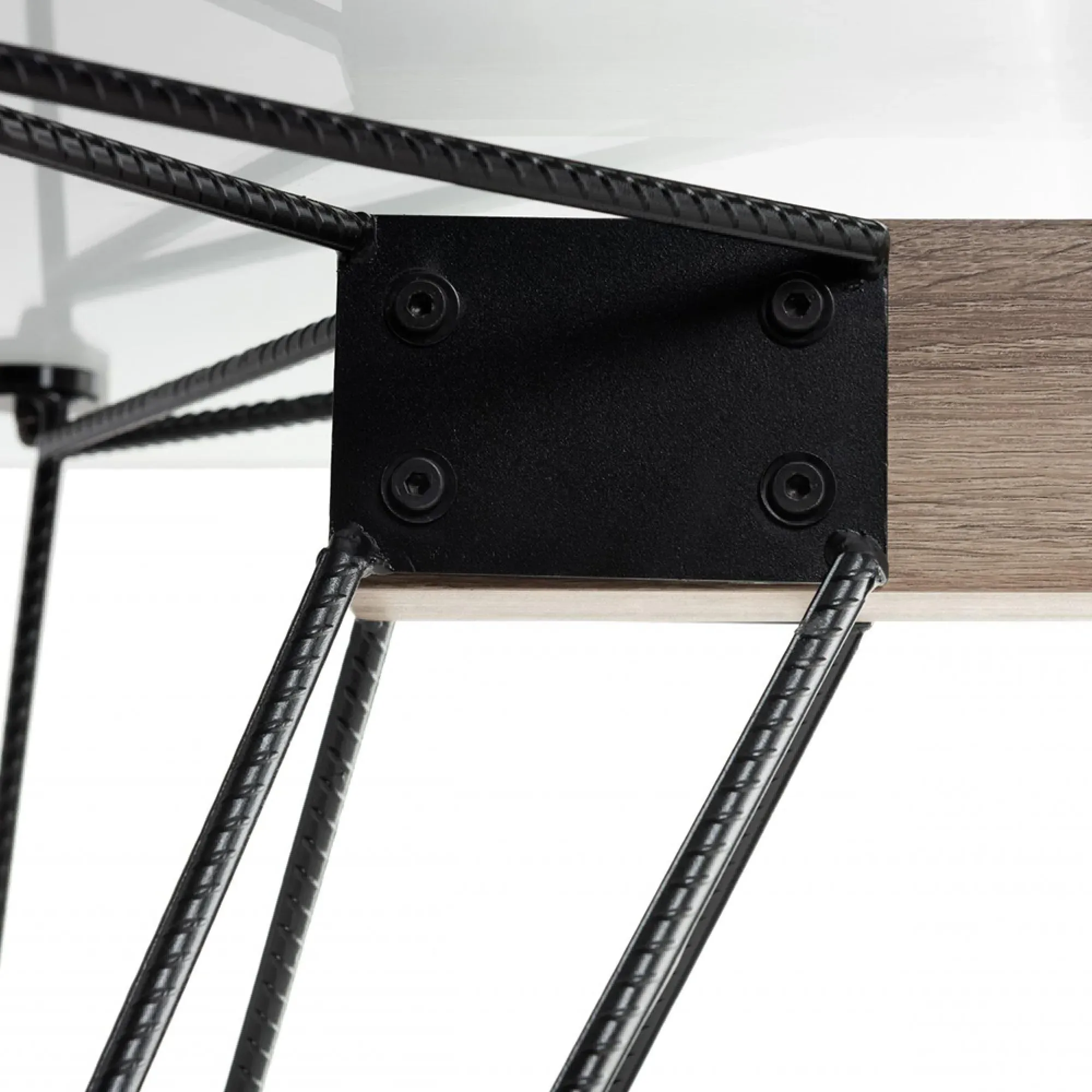 Miro 6 Seater Dining Table - Clear, Tempered Glass