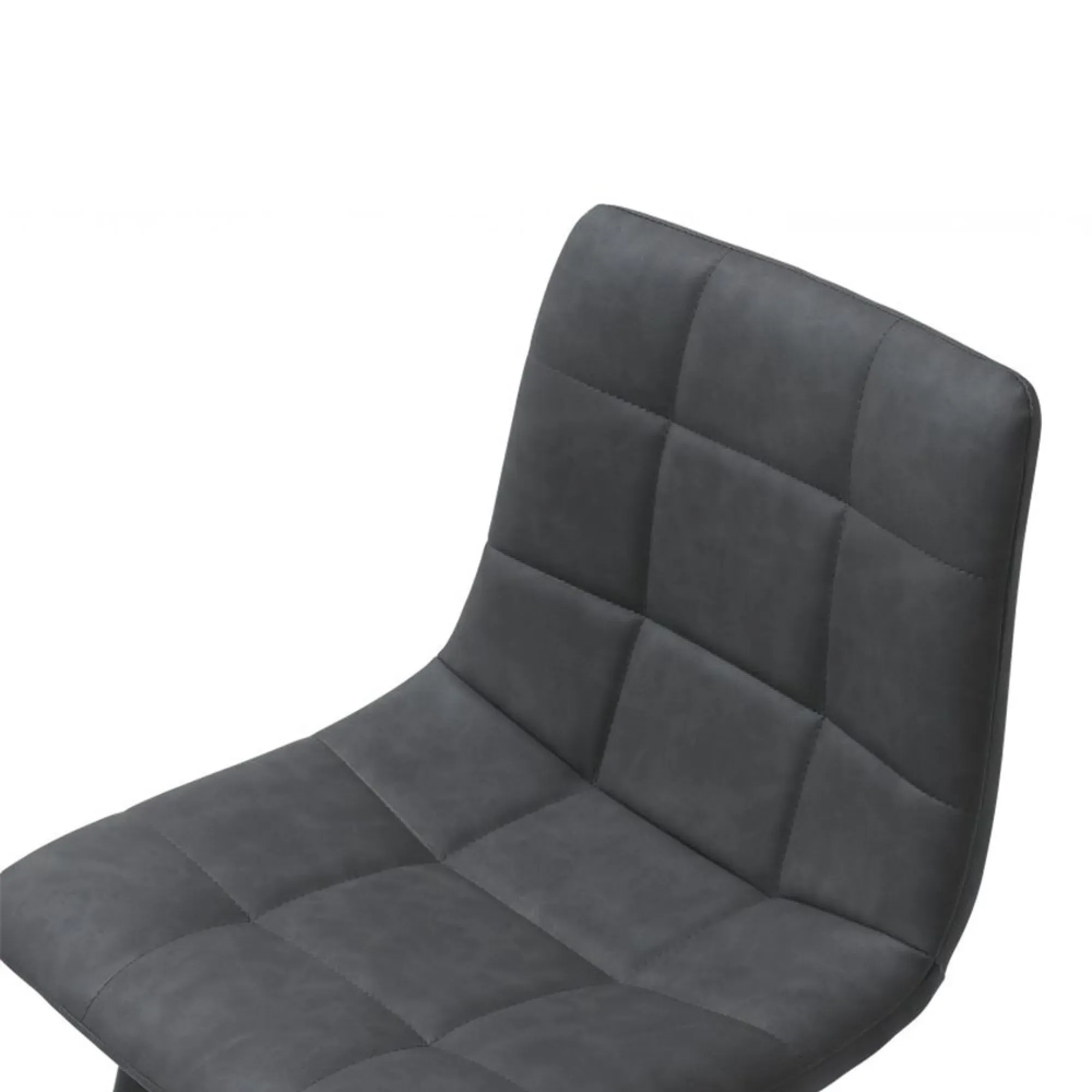 Mondrian Barstool - Dark Grey, Faux Leather