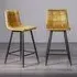 Mondrian Barstool - Mustard, Velvet