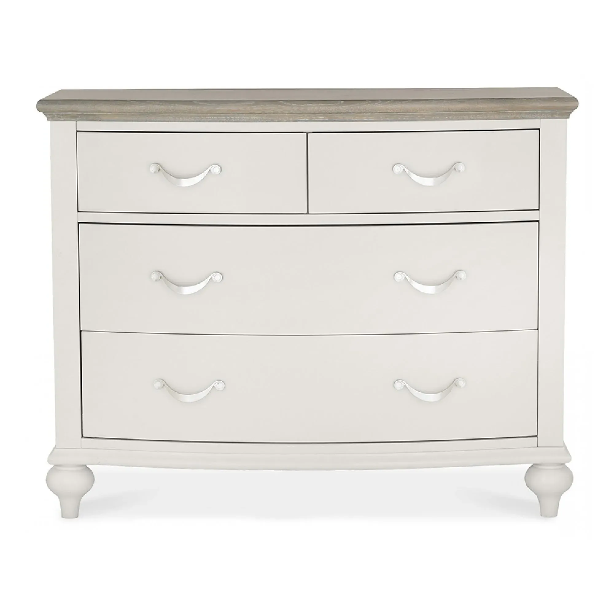 Montreux 2+2 Drawer Chest - Grey, Oak