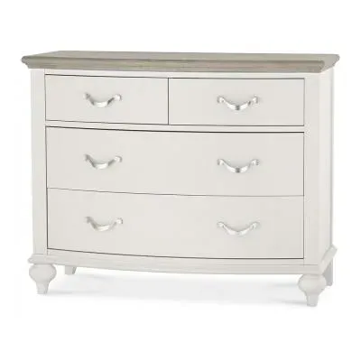 Montreux 2+2 Drawer Chest - Grey, Oak