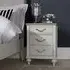 Montreux 3 Drawer Bedside Cabinet - Grey, Oak