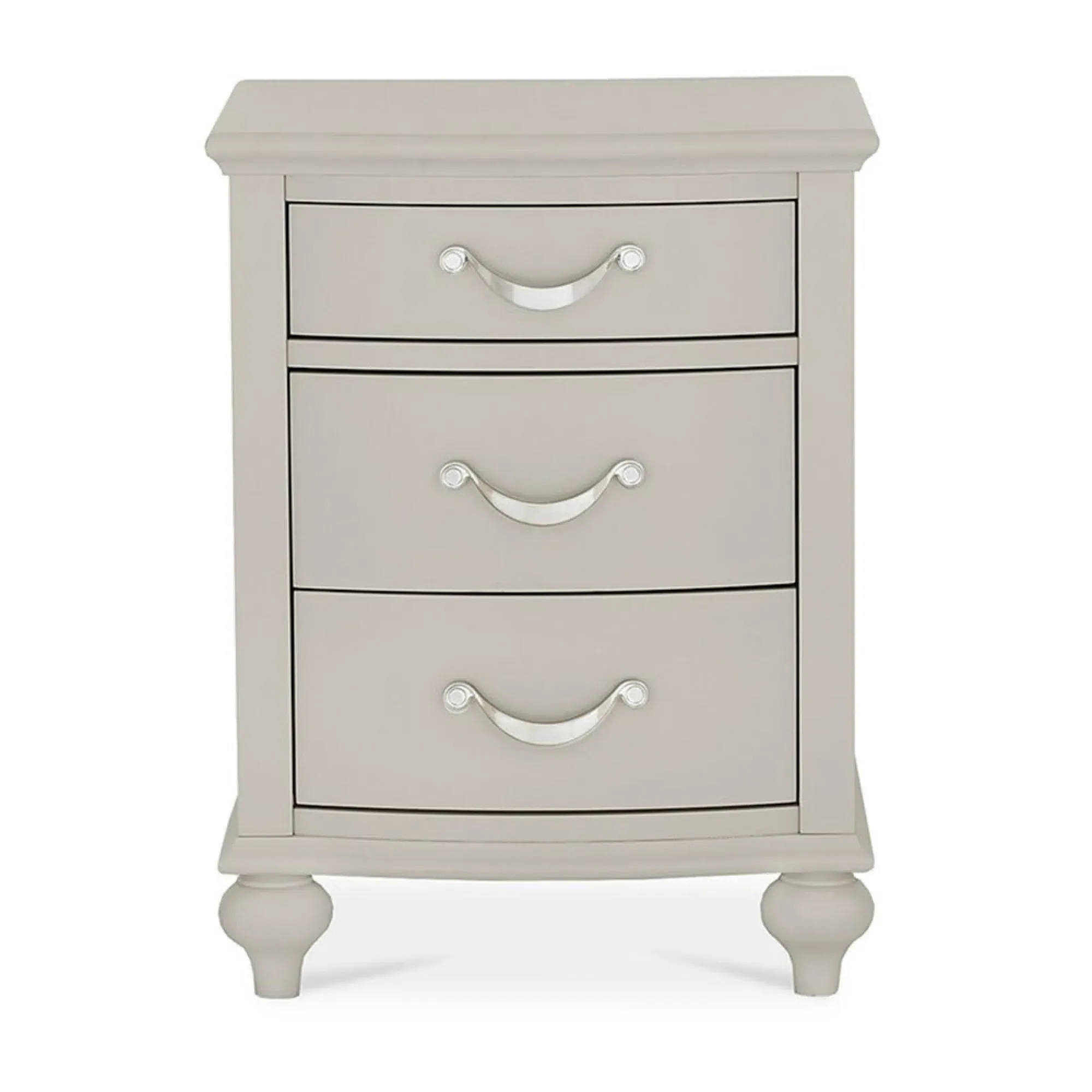 Montreux 3 Drawer Bedside Cabinet - Urban Grey