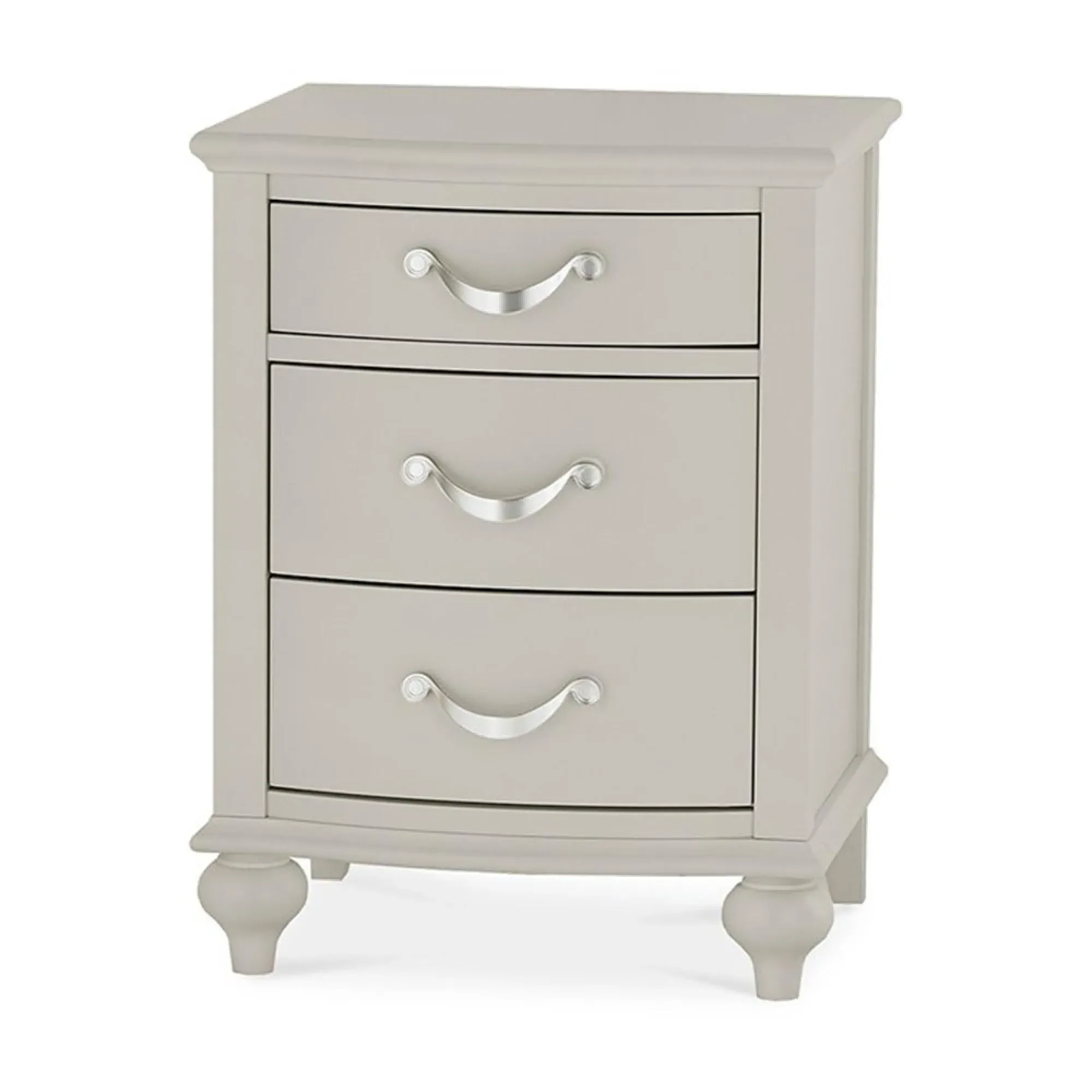 Montreux 3 Drawer Bedside Cabinet - Urban Grey