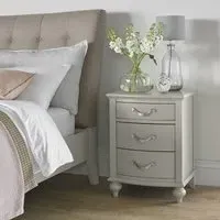 Montreux 3 Drawer Bedside Cabinet - Urban Grey