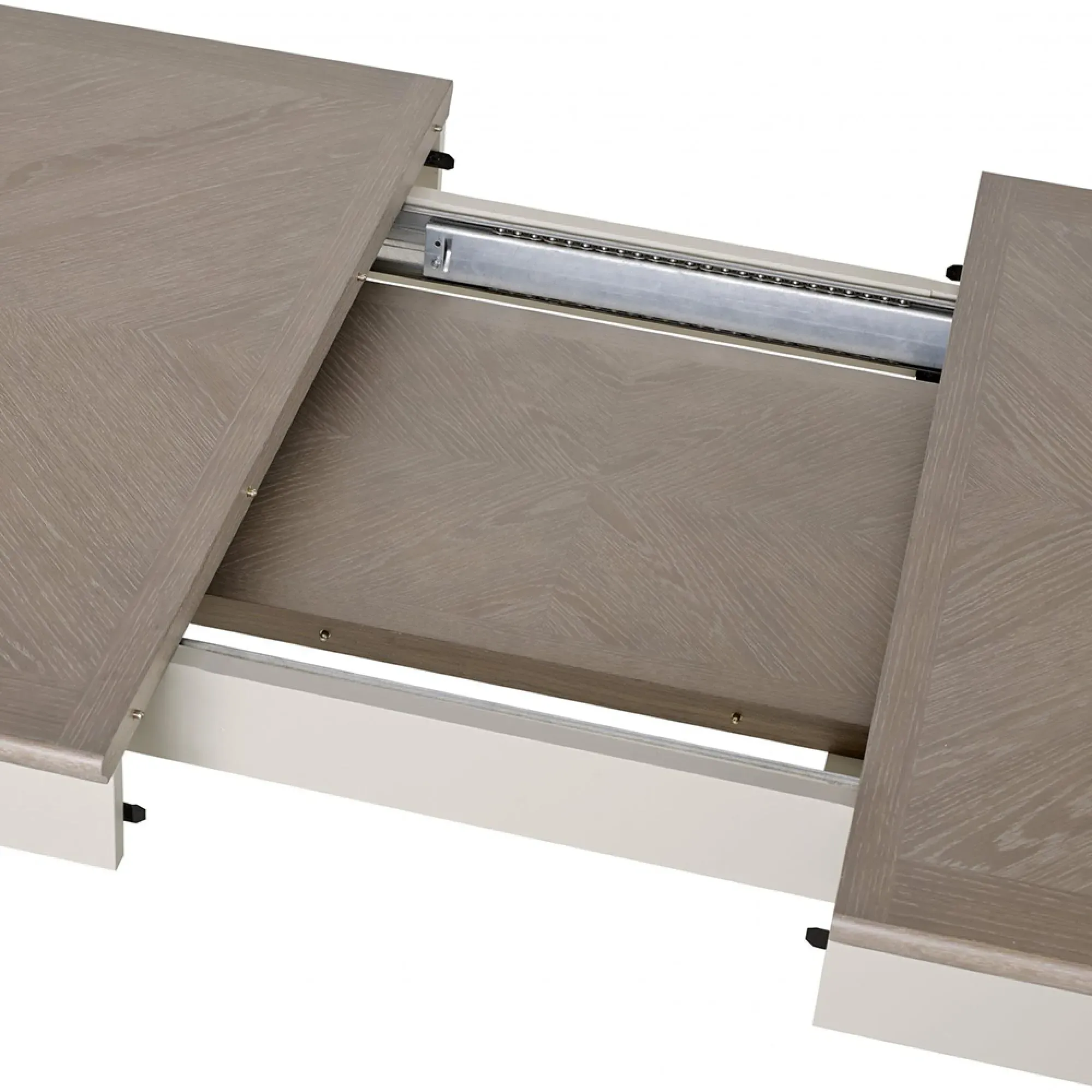 Montreux 6-8 Seater Extendable Dining Set with Fabric Chairs - Grey