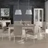Montreux 6-8 Seater Extendable Dining Set with Fabric Chairs - Grey