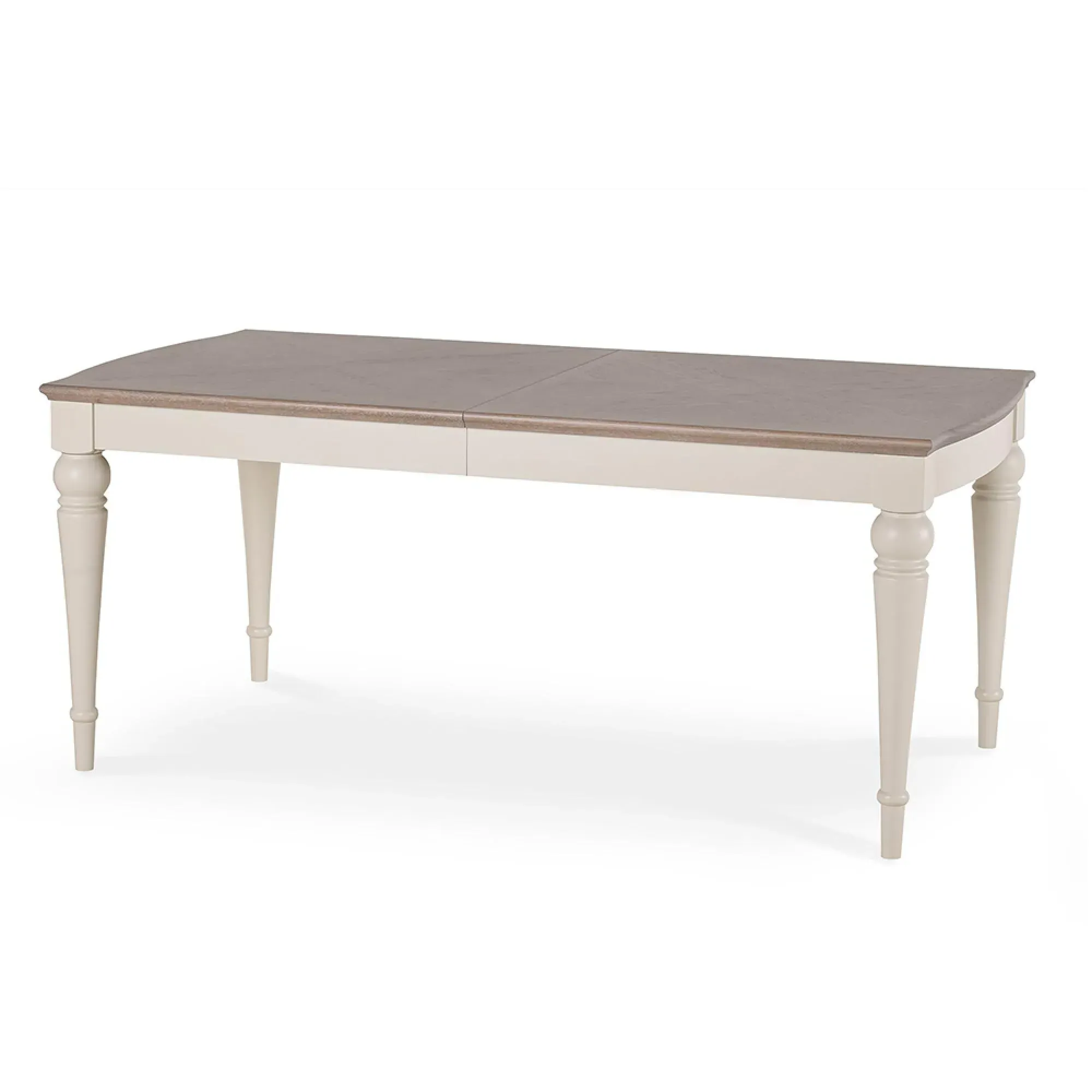 Montreux 6-8 Seater Extendable Dining Set with Leather Chairs - Grey