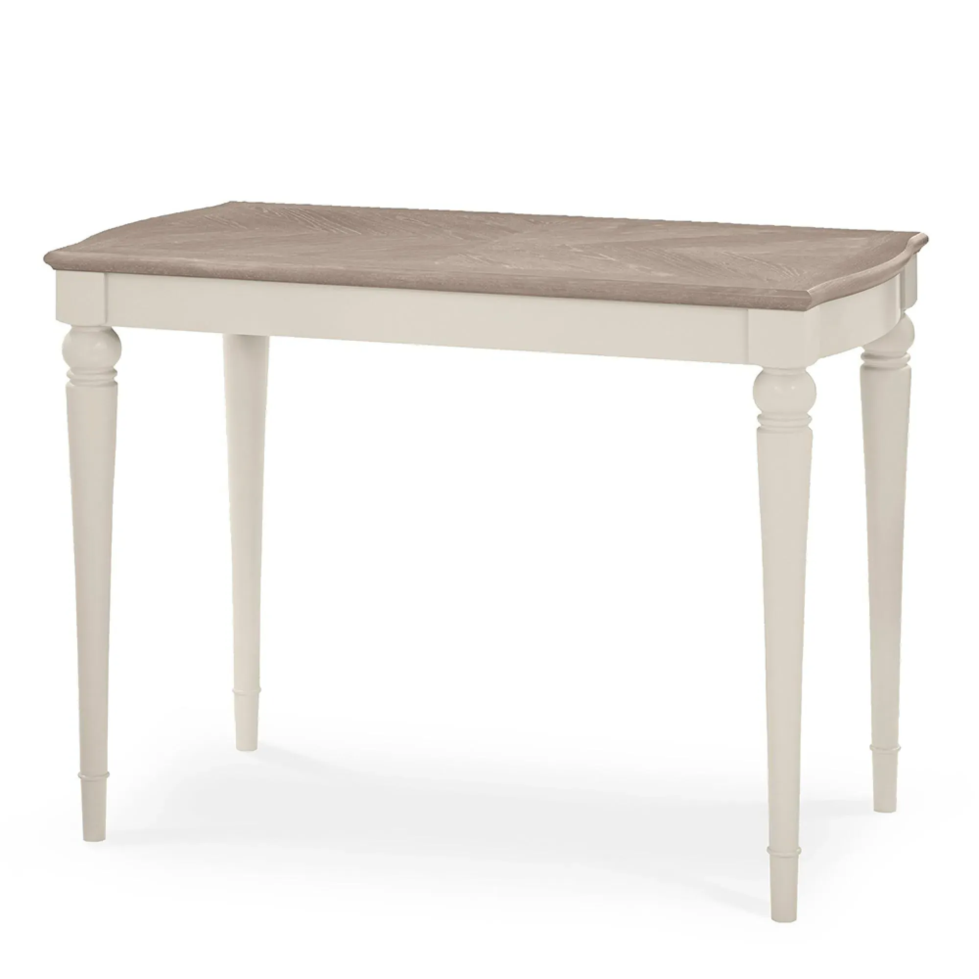 Montreux Bar Table with 2 X Back Bar Stools - Grey, Oak