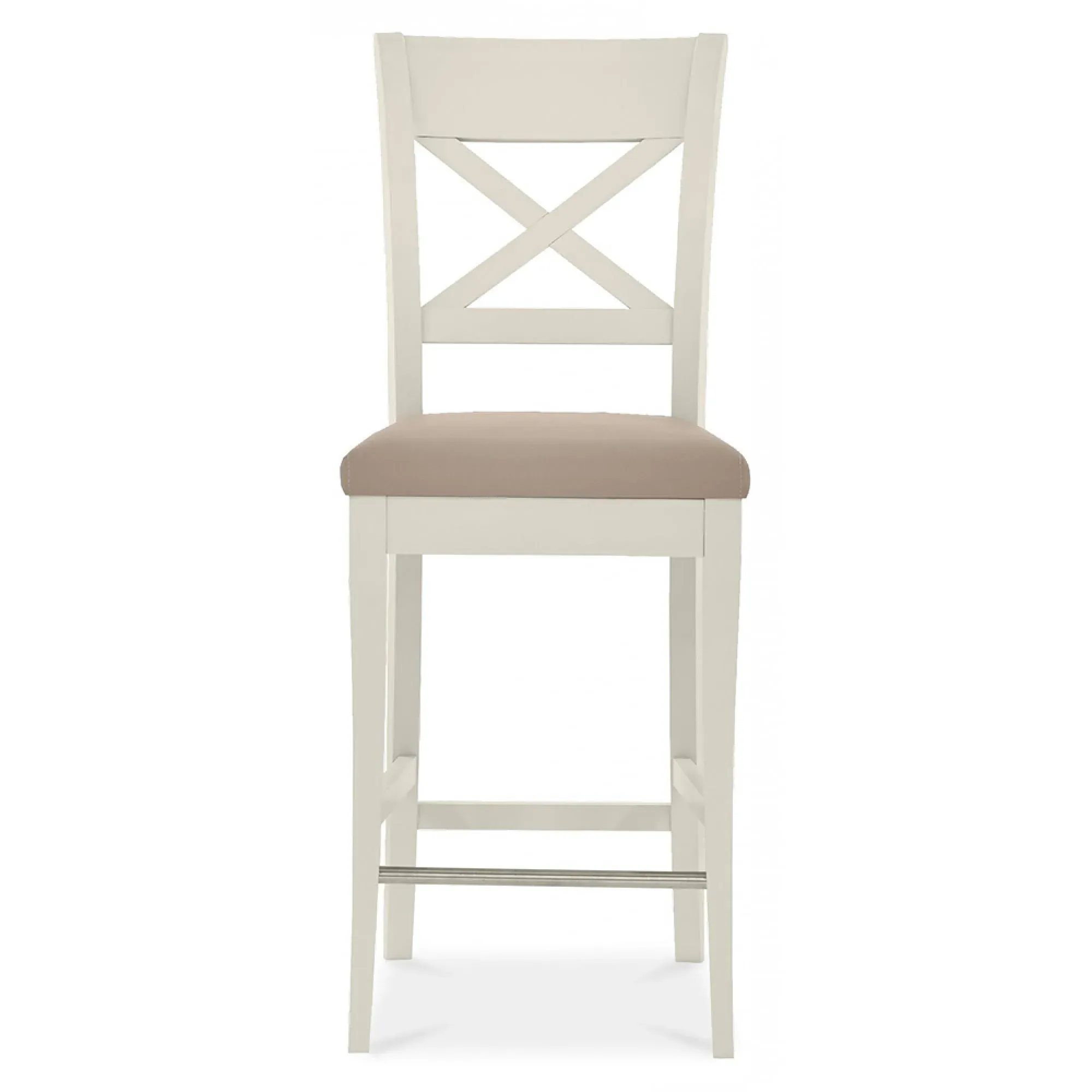 Montreux Bar Table with 2 X Back Bar Stools - Grey, Oak