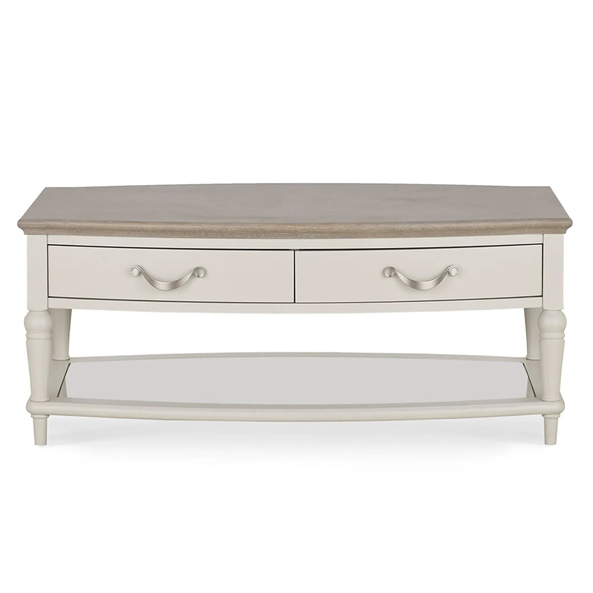 Montreux Coffee Table with Drawer - Grey Washed, Oak