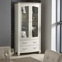 Montreux Display Unit with Storage - Grey, Oak