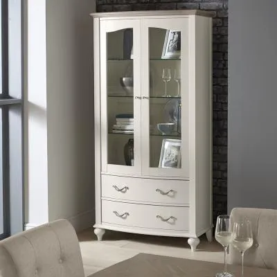 Montreux Display Unit with Storage - Grey, Oak
