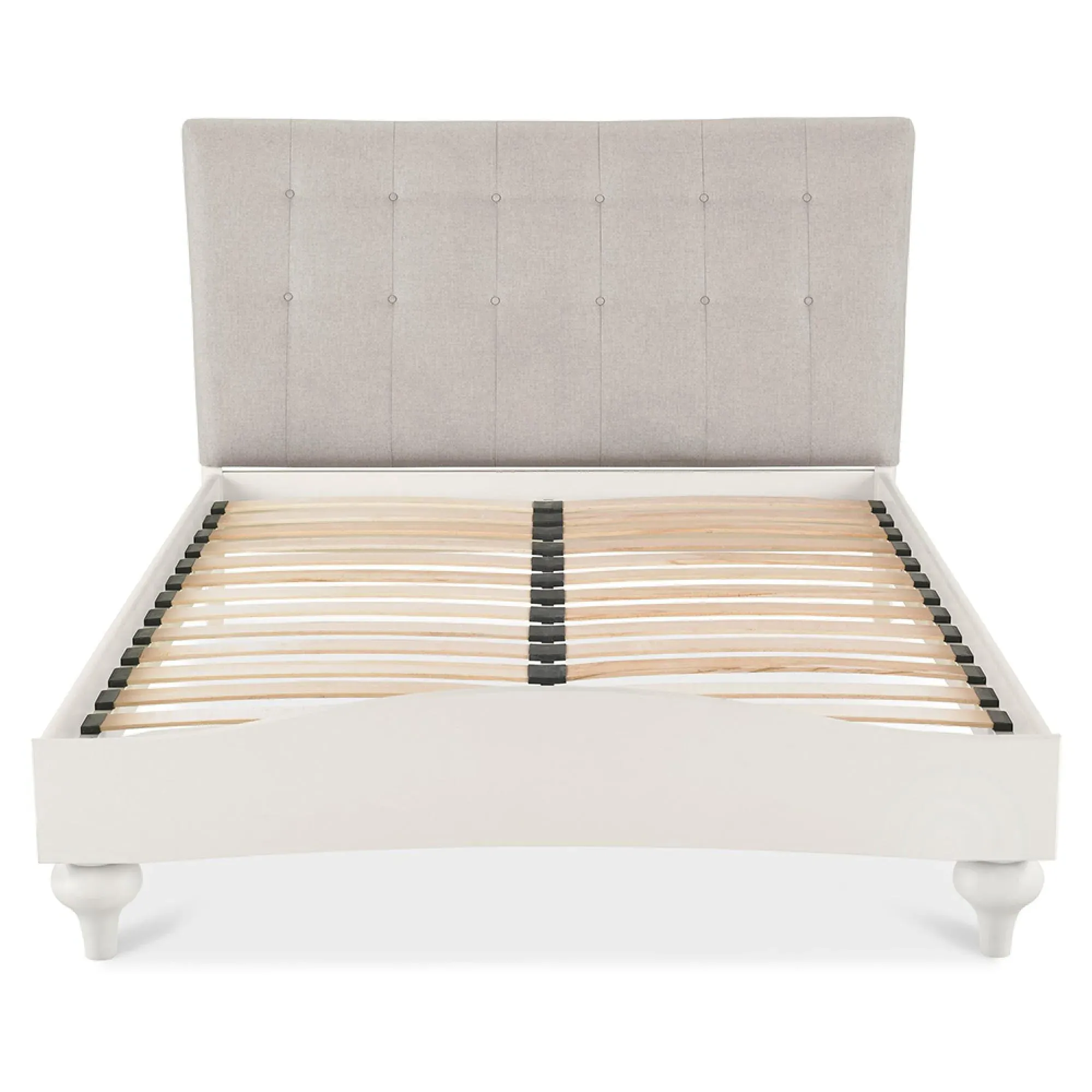 Montreux King Size Bed Frame - Grey, Oak Veneer