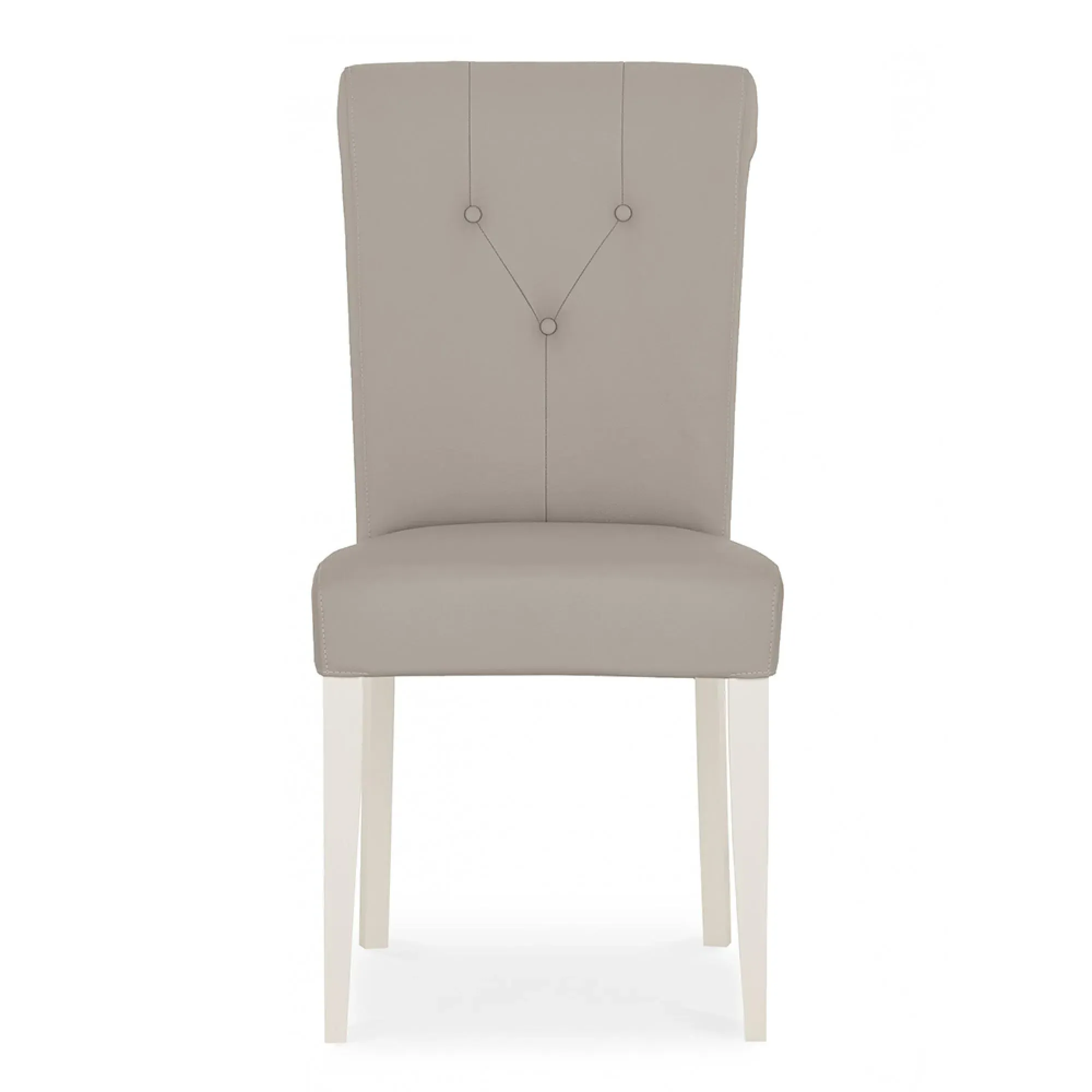 Montreux Upholstered Dining Chair - Grey, Bonded Leather