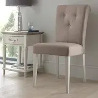 Montreux Upholstered Dining Chair - Grey, Fabric