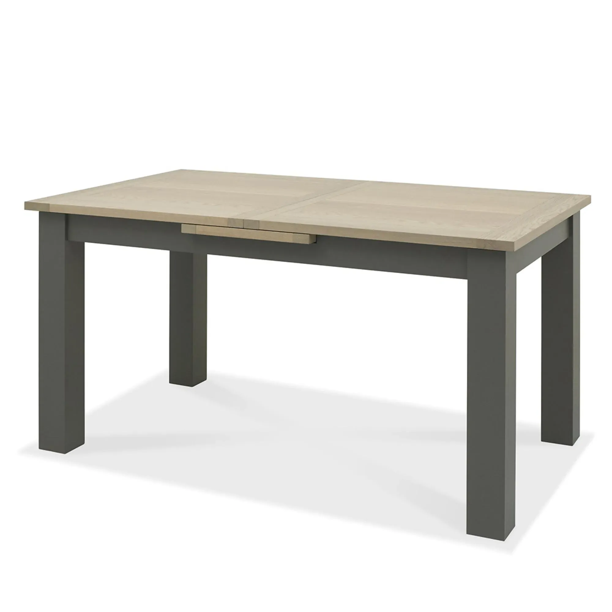 Oakham 4-6 Seater Extending Dining Table with 4 Chairs - Grey, Oak