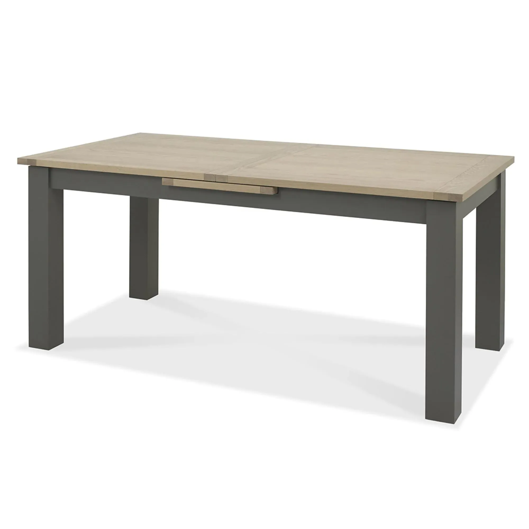 Oakham 6-8 Seater Extending Dining Set - Dark Grey, Oak